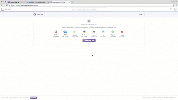 Getting started with Heroku